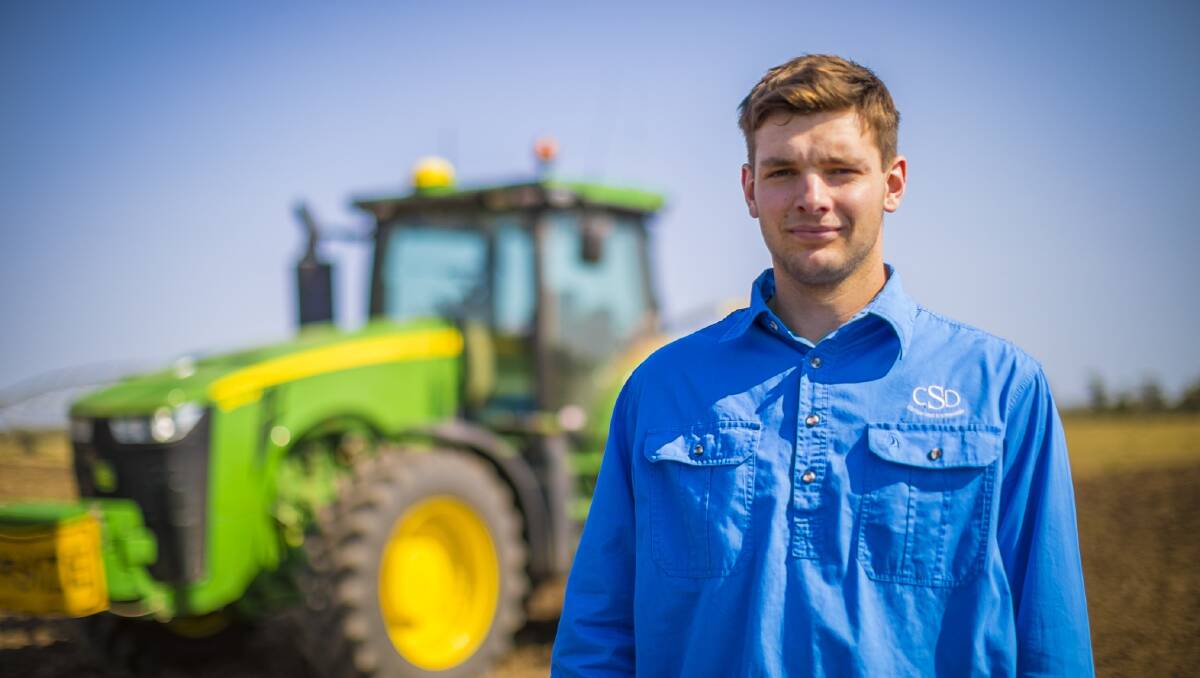 Jesse Nancarrow has joined the CSD Farming Team as a Junior Farming Assistant. Photo: CSD
