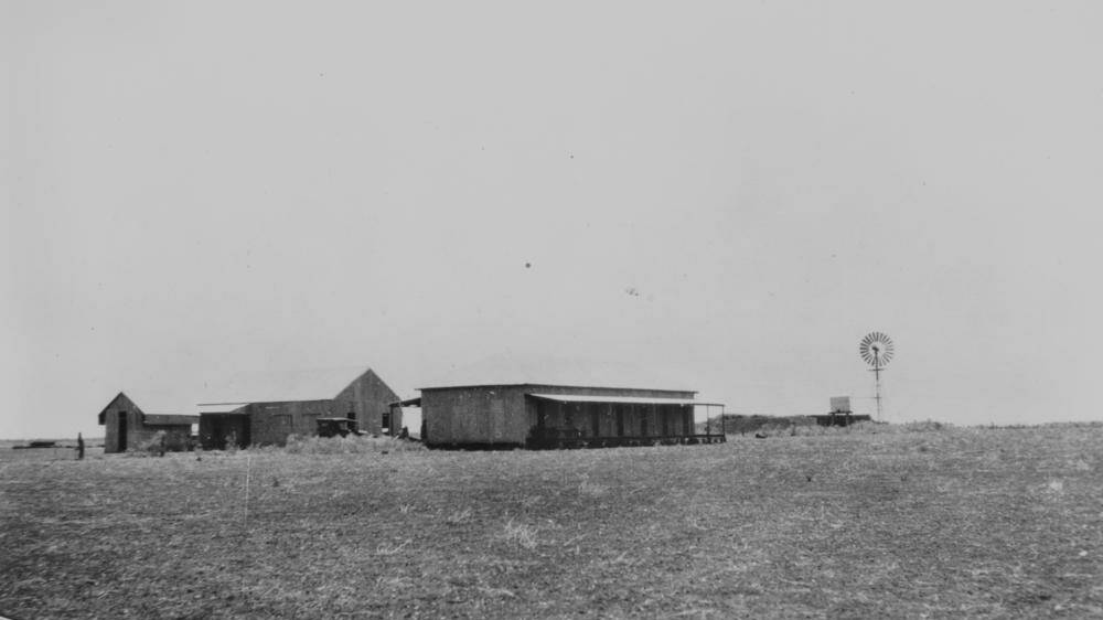 Shearers quarters at Carandotta, near Dajarra in 1932. Photo: John Oxley Library