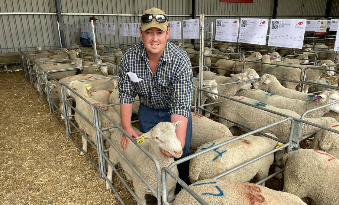 Harry Cook, Harefield, with his purchase, equal second top price at $4200.