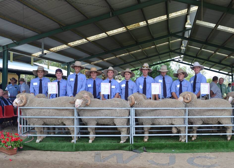 The team of 10 jackaroos that are a part of the famous Egelabra program were on hand to ensure the sheep were where they were meant to be.