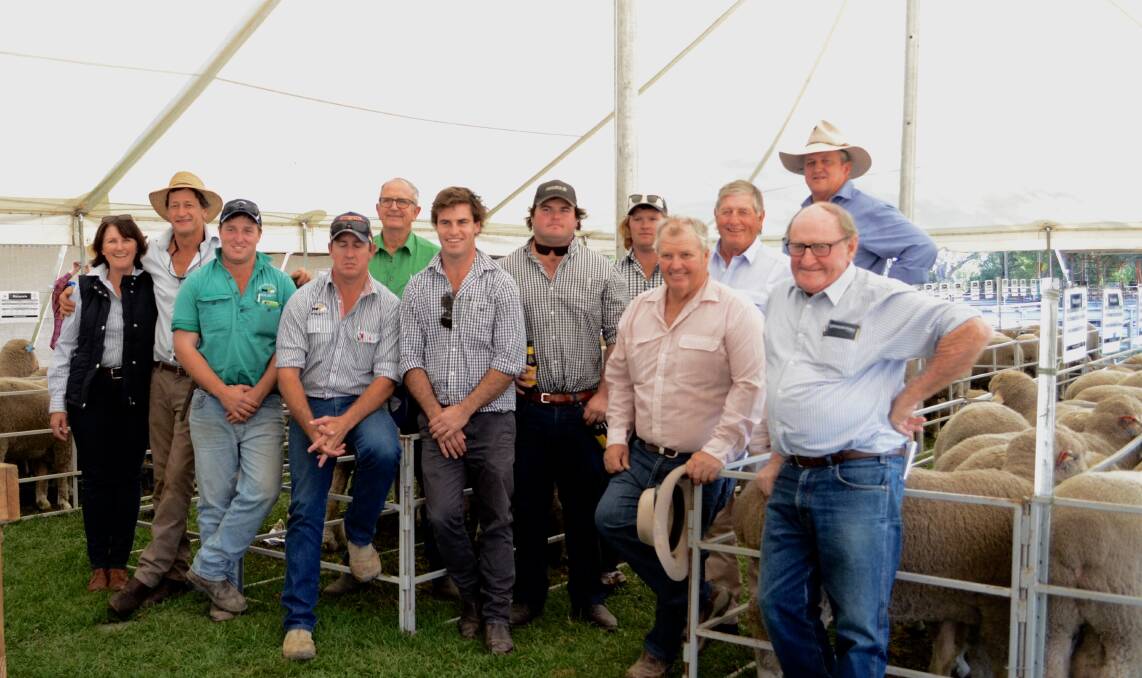 The Walgett crew who all travelled to participate in the Macquarie Dohnes 14th annual on-property sale at Warren last week.