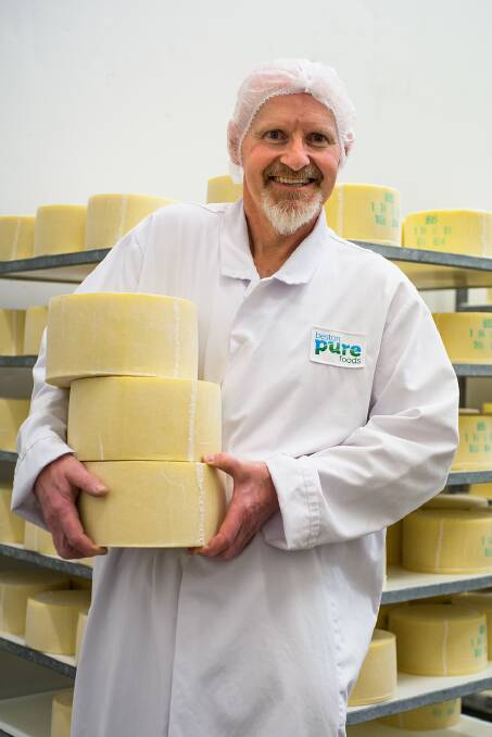 Edwards Crossing Cheese Company head cheesemaker, Lewis D’Angelo.