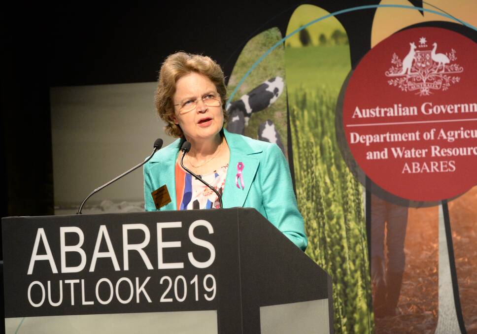 Secretary of the Department of Foreign Affairs and Trade, Frances Adamson, addresses Outlook 2019