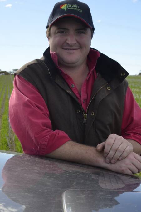 Grain Producers South Australia chairman, Wade Dabinett.