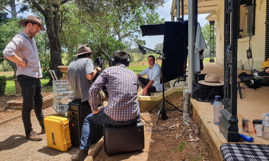Lights. Camera. Action. Filming the GrainGrowers family assistance package promotion in the Lachlan Valley.