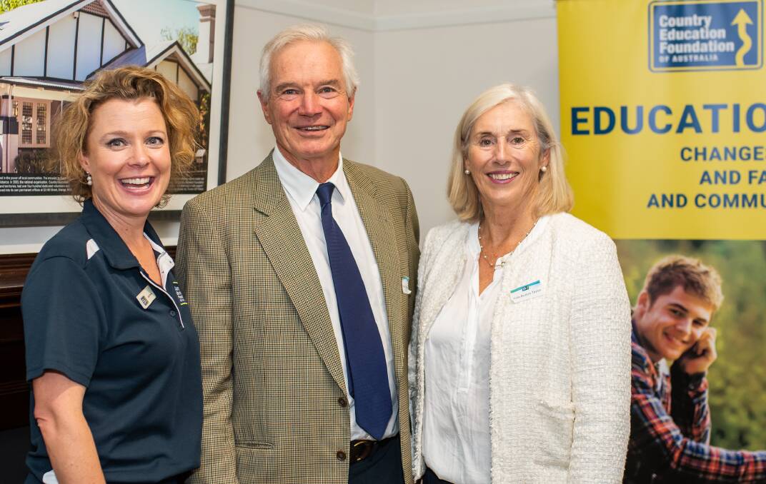 CEF chief executive officer, Juliet Petersen, chairman Nick Burton Taylor and his wife and fellow board member Julia Burton Taylor.