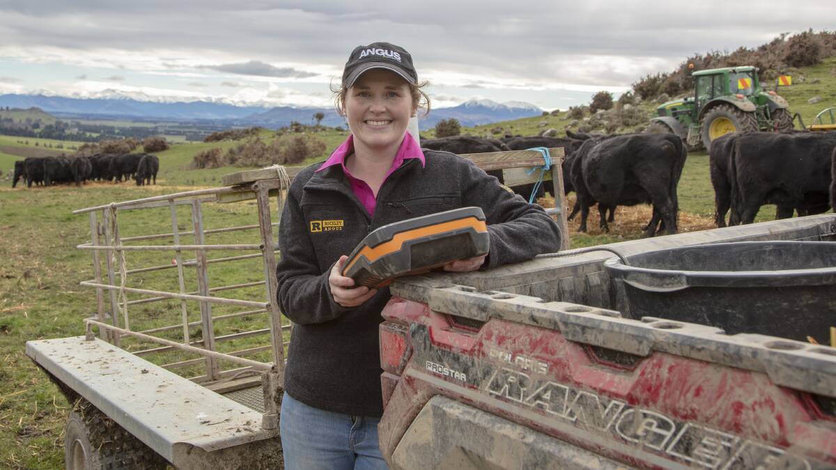 Kath McCallum, Balfour, New Zealand used the inaugural GenAngus Future Leaders Program to build on skills to help achieve her goal of whole farm ownership, increased land holdings and more stud breeders. Picture: supplied