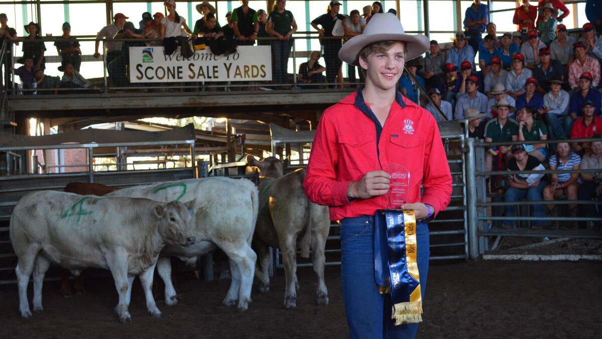 First becoming involved in meat judging through the school’s agriculture program in year 7, Alex Schofield has only been taking part in the competitions for three years. 