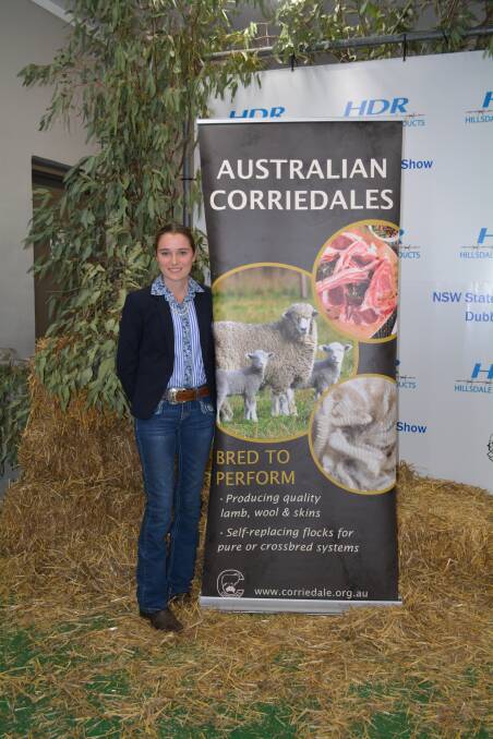 Eighteen-year-old CSU Bachelor of Agricultural Science student Brooke Baker from Camden was invited to be the associate judge of the Corriedale feature. 