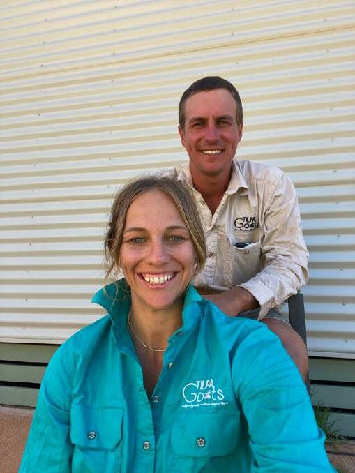 Nicole Seakamp and Ross Gates of Coonoolcra Station. Photo: supplied