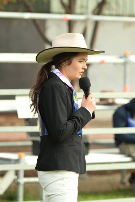 Murray Grey Youth Stock Show 2019 grand champion judge, Emma Owen, Lincoln, New Zealand. Photo supplied. 