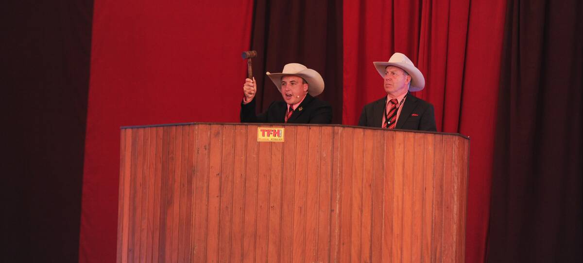 The sale was conducted by Elders Goulburn with Lincoln McKinlay as the auctioneer. Photo: Lucy Kinbacher