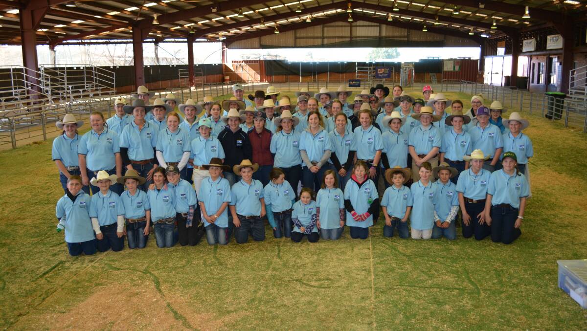 The 2018 Charolais Youth Stampede participants in Dubbo. Photo: Hannah Powe