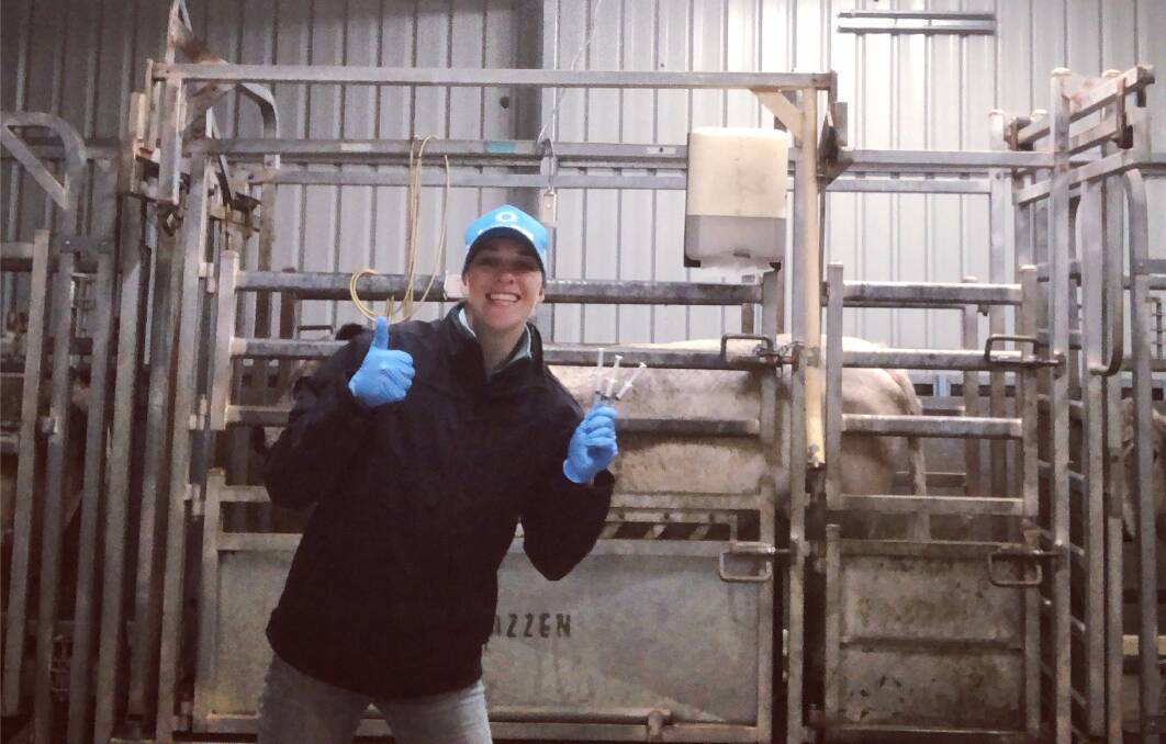 Miss Marshall has worked as a breeding technician at BOS Vet and Rural, WA, for the past two years.
