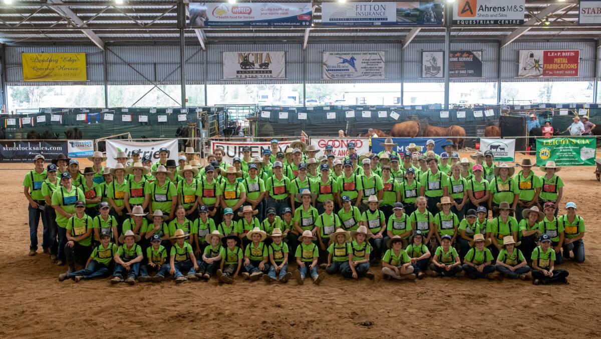 A group of 134 competitors gathered for the 2020 Angus Youth National Roundup. Photo: Emily H Photography