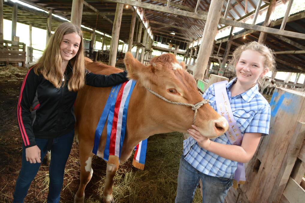 Jessica Kernahan and Chantel Martin at the 2017 Gloucester Show. Photo by Scott Calvin.  
