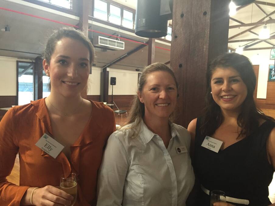 Cox Inall's Elly Hodkingson, Kaaren Latham, and Anna Tickle at the Sydney Royal Agribuzz event 