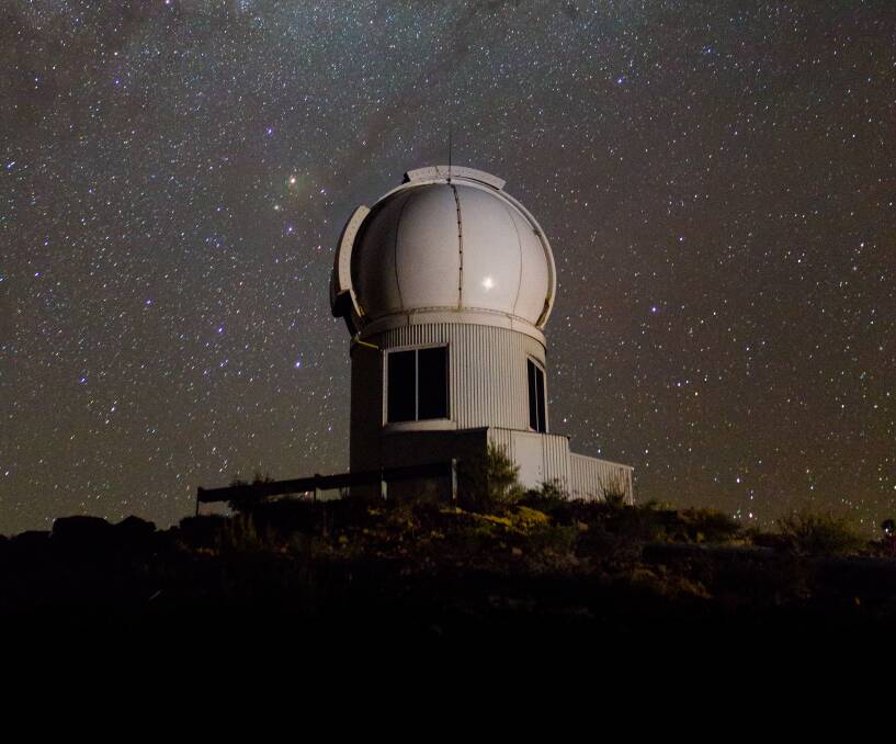 The Australian National University's Siding Spring Observatory in Coonabarabran, which was part of a new stargazing world record attempt this week. Photo by ANU. 