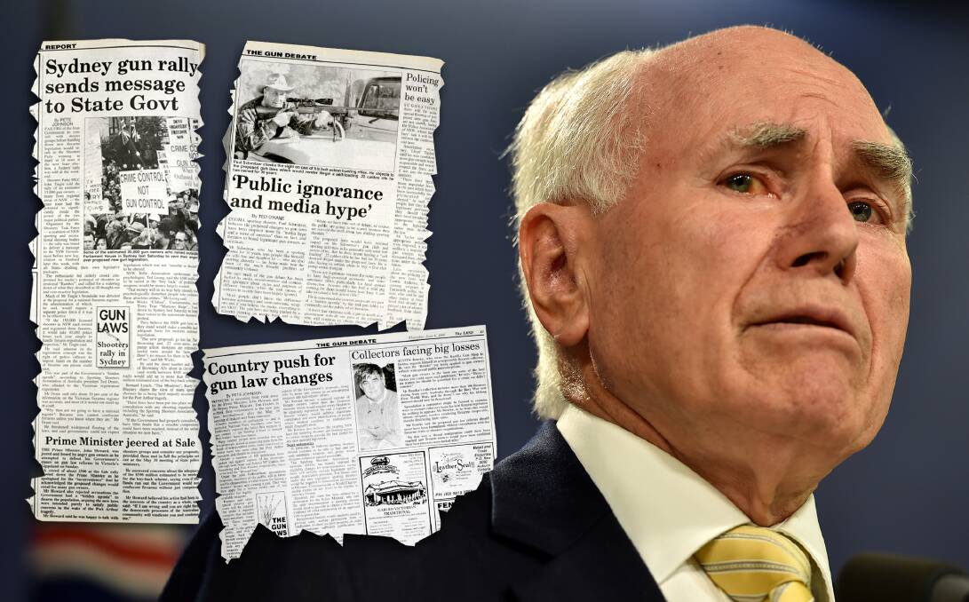 Former Prime Minister John Howard says rural Australians have long accepted tighter gun laws, and have not been prevented from farming or hunting effectively. 