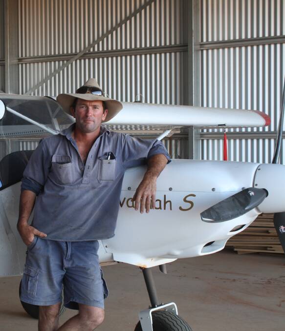 Terry Smith at Scarsdale Station near Menindee got his general aviation licence a few years ago. He is allowed to complete some mustering tasks on his own property in his Savannah fixed-wing aircraft. 