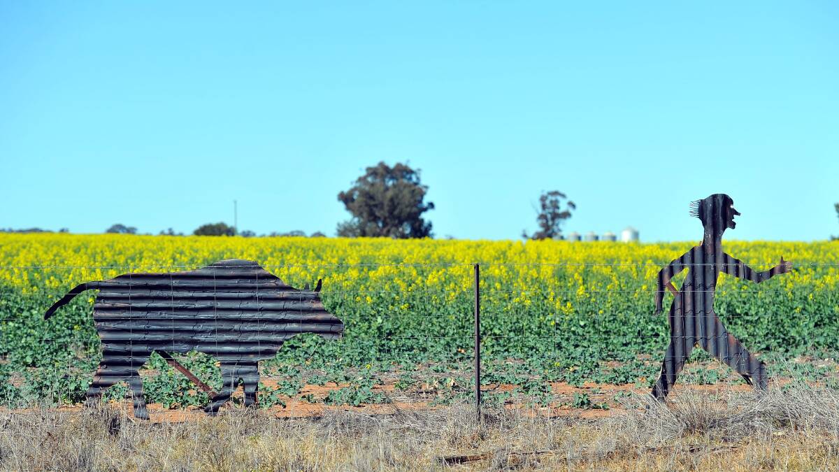 PLACE TO BE: Run to the country. This image was taken near Lockhart in the eastern Riverina. 