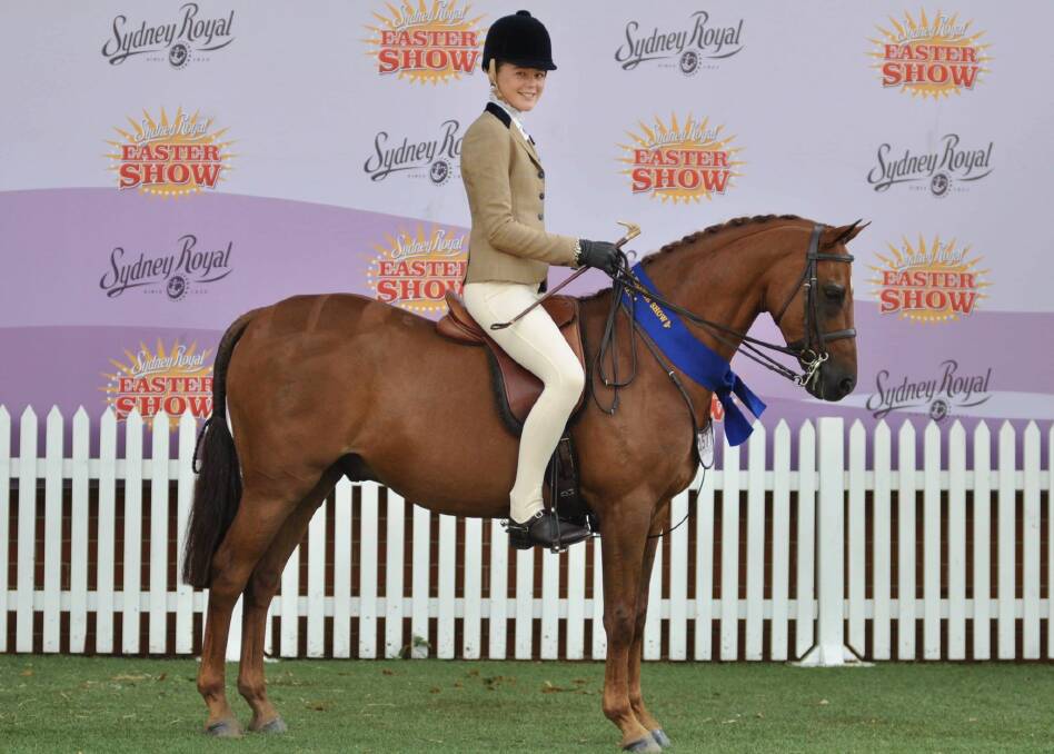 RESULTS: Gracie Goodyer, 15, of Wagga and her hunter pony Beckworth Commanding Flame has qualified for Sydney Royal Easter Show 2020. Picture: Supplied