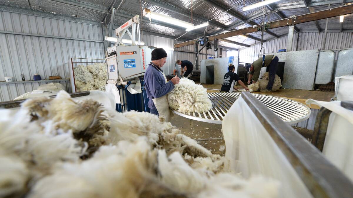 Wool business is ticking along and there is a sentiment of general optimism.