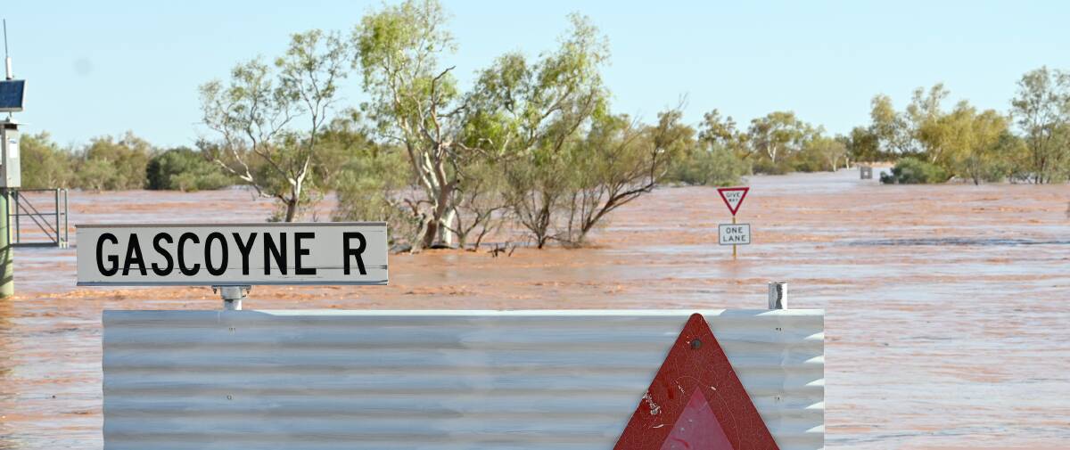 The Gascoyne River breached its banks after heavy rains from Ex-Tropical Cyclone Damien drenched the inner Gascoyne recently flooding properties along its banks as it made its way to the coast.