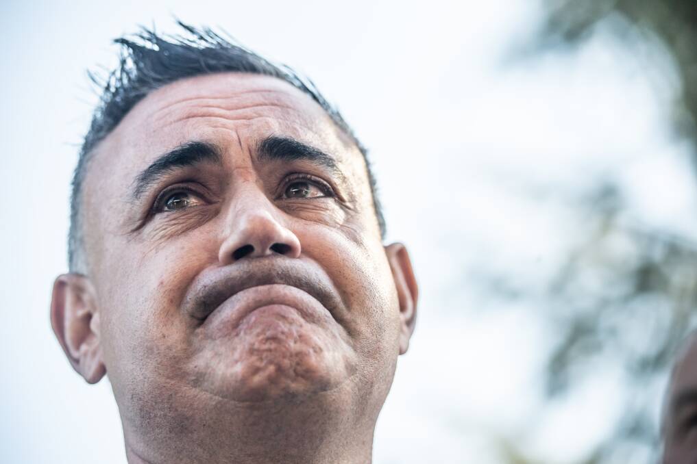 NO COMMENT: John Barilaro said the gas plan would be revealed soon. Photo: Karleen Minney.