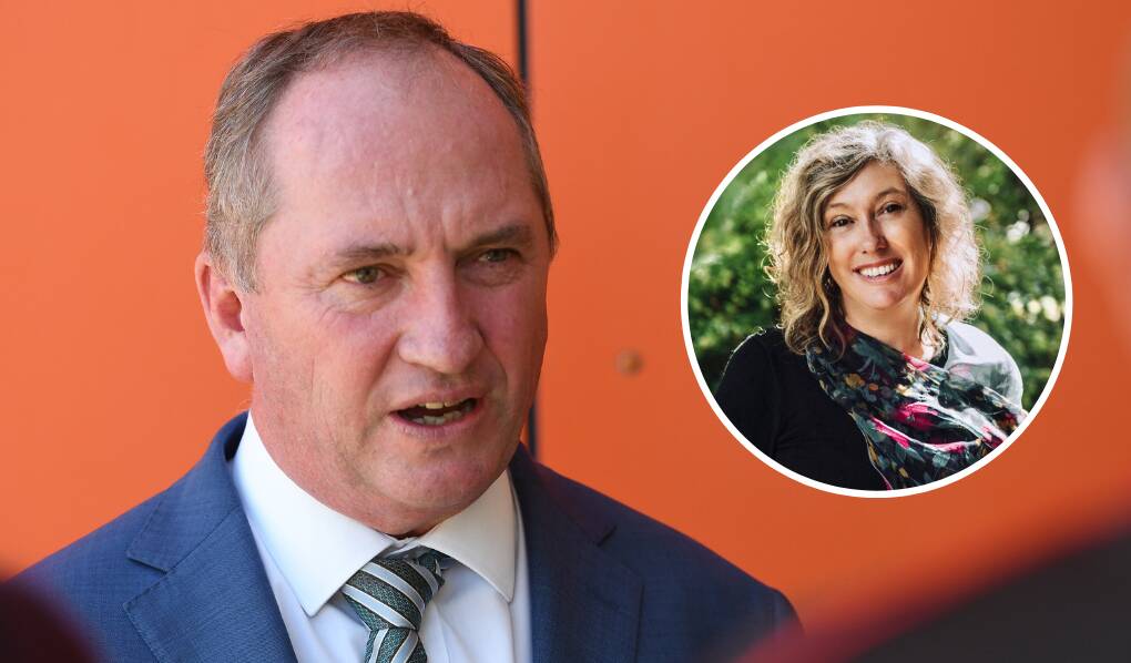 FIRST ON BALLOT: Barnaby Joyce will preference CDP candidate Julie Collins first.