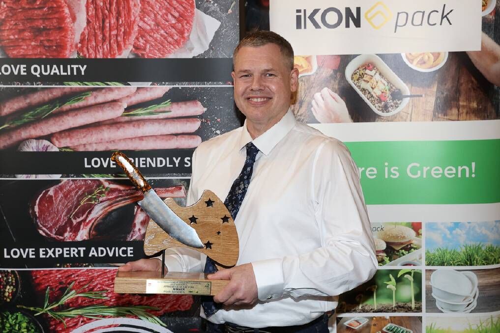Apprentice of the year Glenn Murphy, Prime Quality Meats, Sydney. Picture supplied