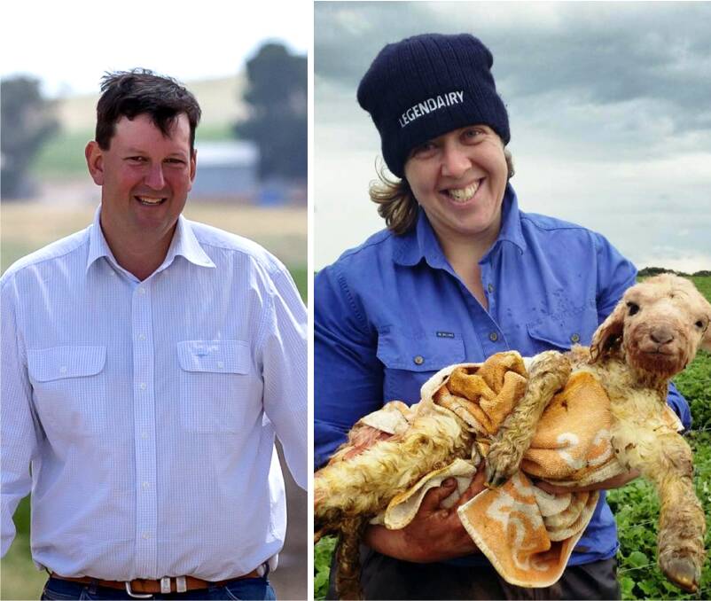 Leith Tilley and Stephanie Muir will have the chance to represent sheep producers and their interests at a national level by contributing to industry initiatives with Sheep Producers Australia.