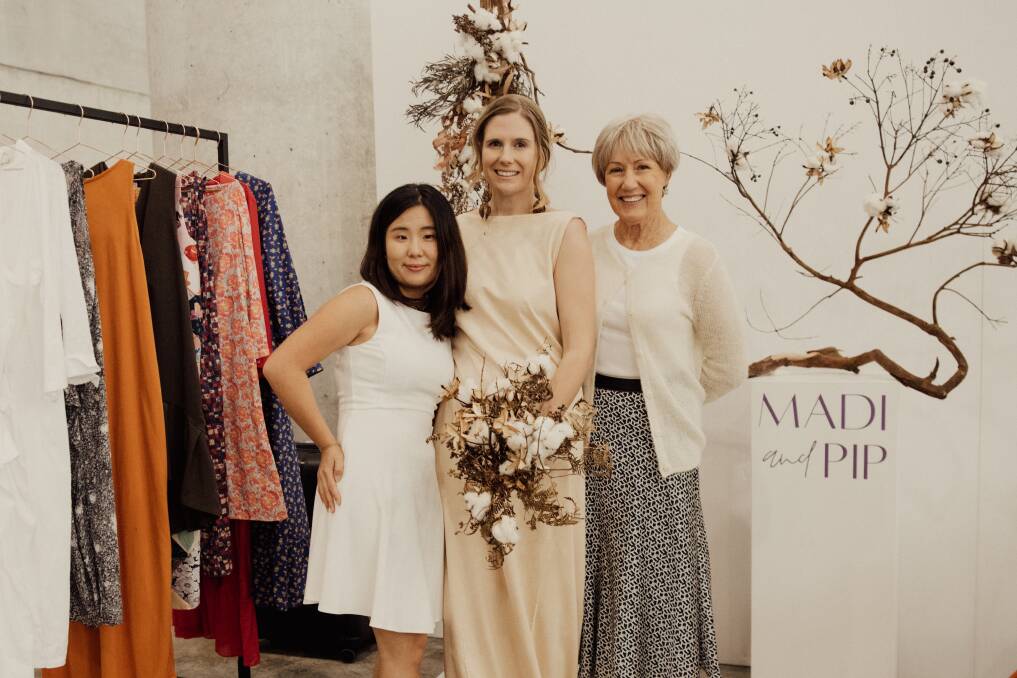 Designer Emma Bond with One Fine Day guests. Photo: Deppicto Photography and cinematography