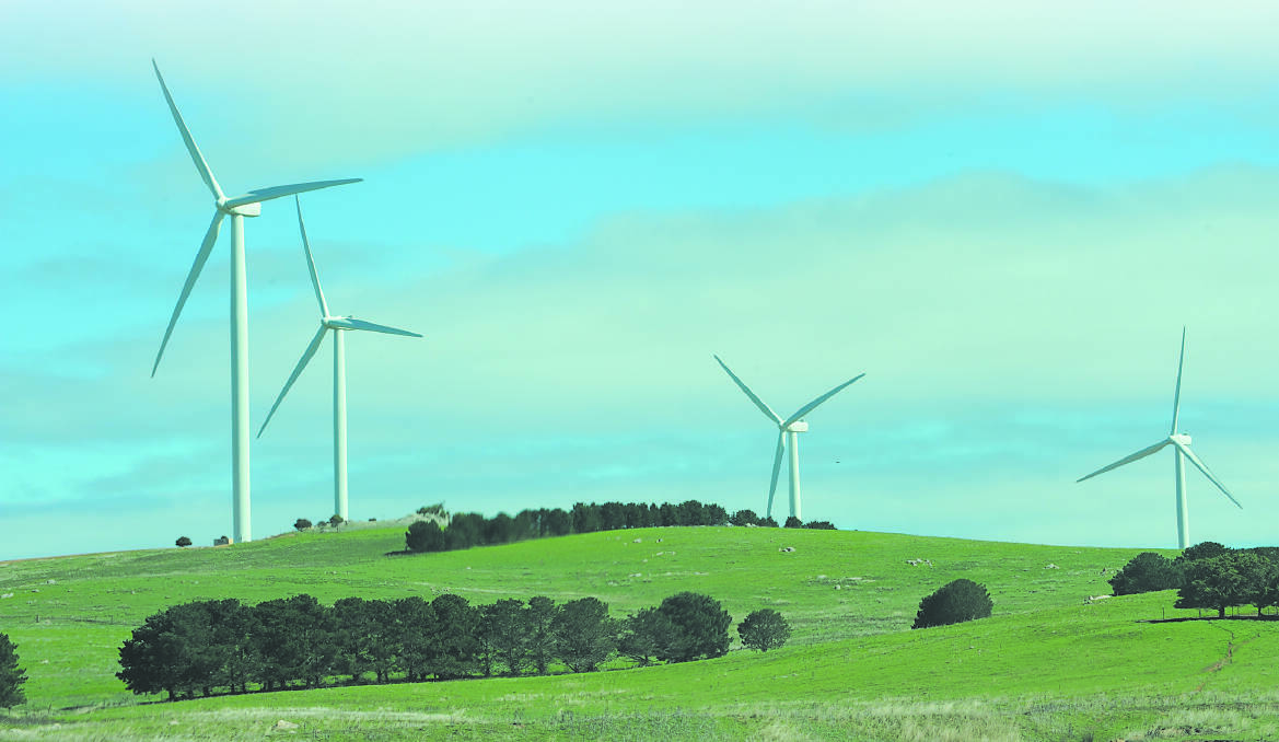 According to John Carter, should Australia continue its proliferation of wind farms in restricted higher rainfall areas, there could be damage to the landscape.