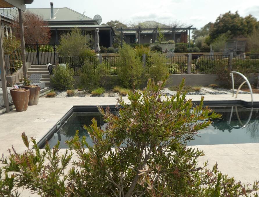 A mixture of native and exotic plants works well for Jayne and Simon Beverly's large country garden near Bathurst.