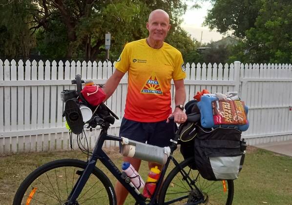 David Batterham, Goondiwindi, Queensland, will head off on a 1700km fundraising bike ride on October 1.