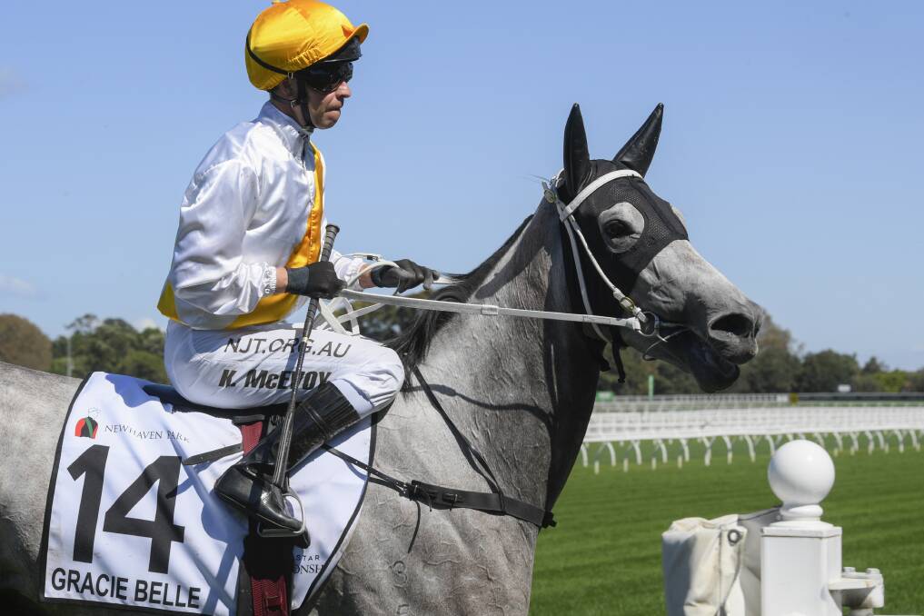 Gracie Belle and Kerrin McEvoy return to scale after winning the Country Championship Final. Photo by bradleyphotos.com.au