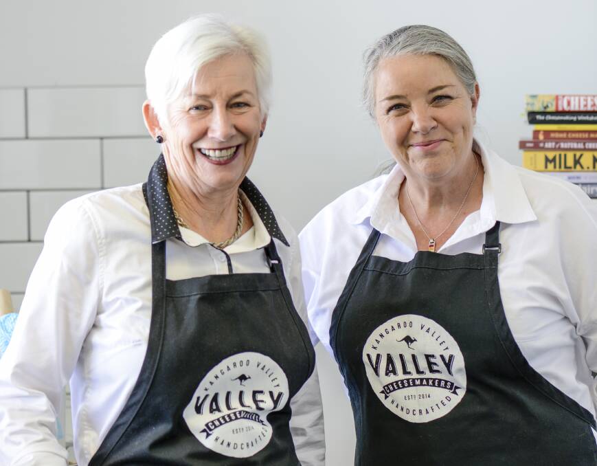 Kathy Harrington and Rosie Johnson of Valley Cheesemakers. Picture supplied