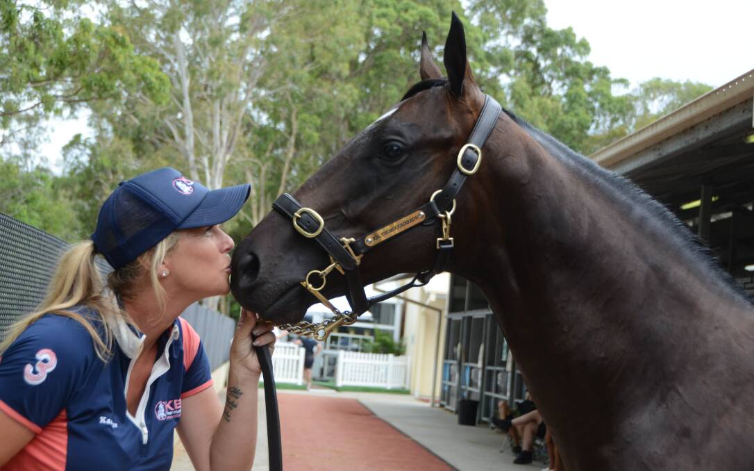 KBL Thoroughbreds principal Kandice Pritchard, sold as agent the $1.075m Zoustar colt (from Acouplamas) at the Magic Millions. Photo by Virginia Harvey