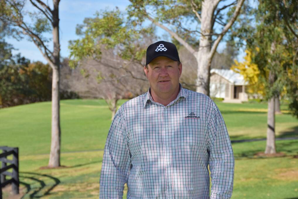 Nigel Bentley at Arrowfield Stud; he was awarded with the HTBA Employee of the Year - Horsemanship. Photo: Supplied