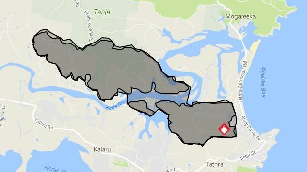Fires Near Me snapshot as at 5.45pm.