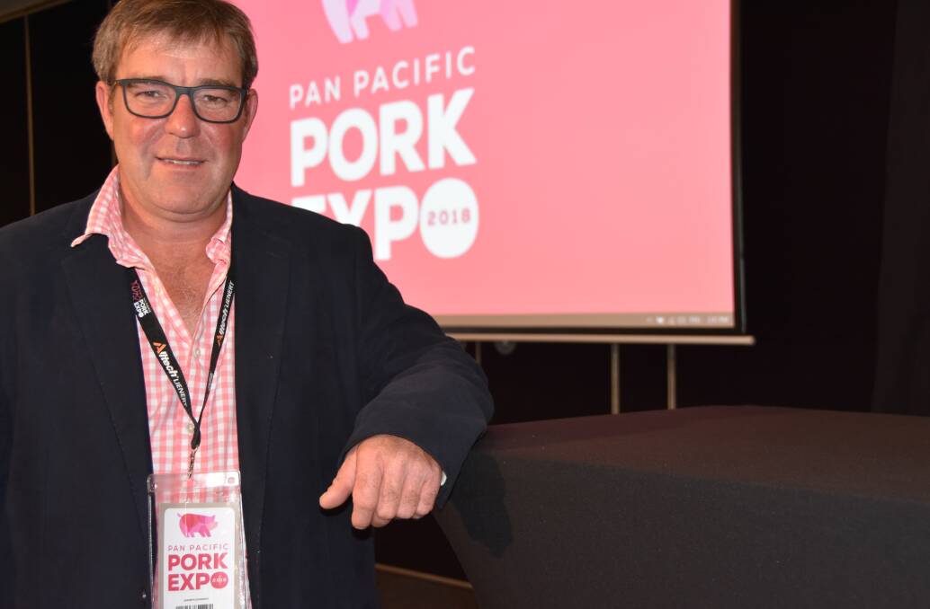 Pan Pacific Pork Expo committee chairman and South Australian producer Andrew Johnson.