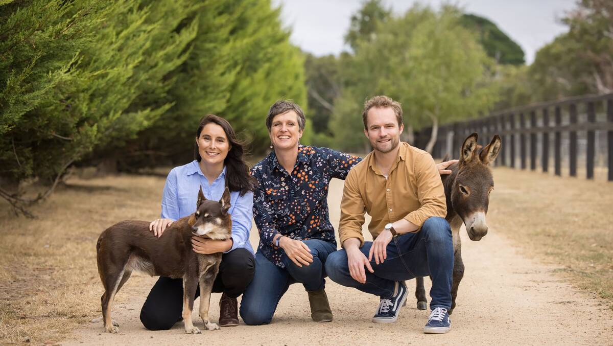 JOINING FORCES: The faces of the new Australian Alliance for Animals Dr Meg Good, Dr Bidda Jones AM and Dr Jed Goodfellow.
