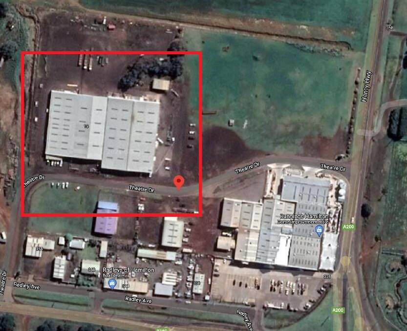 AWH has secured this large site near Bunnings in Hamilton. Picture: Google Earth.