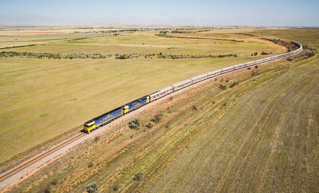 RAIL RETURN: The Indian Pacific is making a return to service this week. Pictures: Journey Beyond.