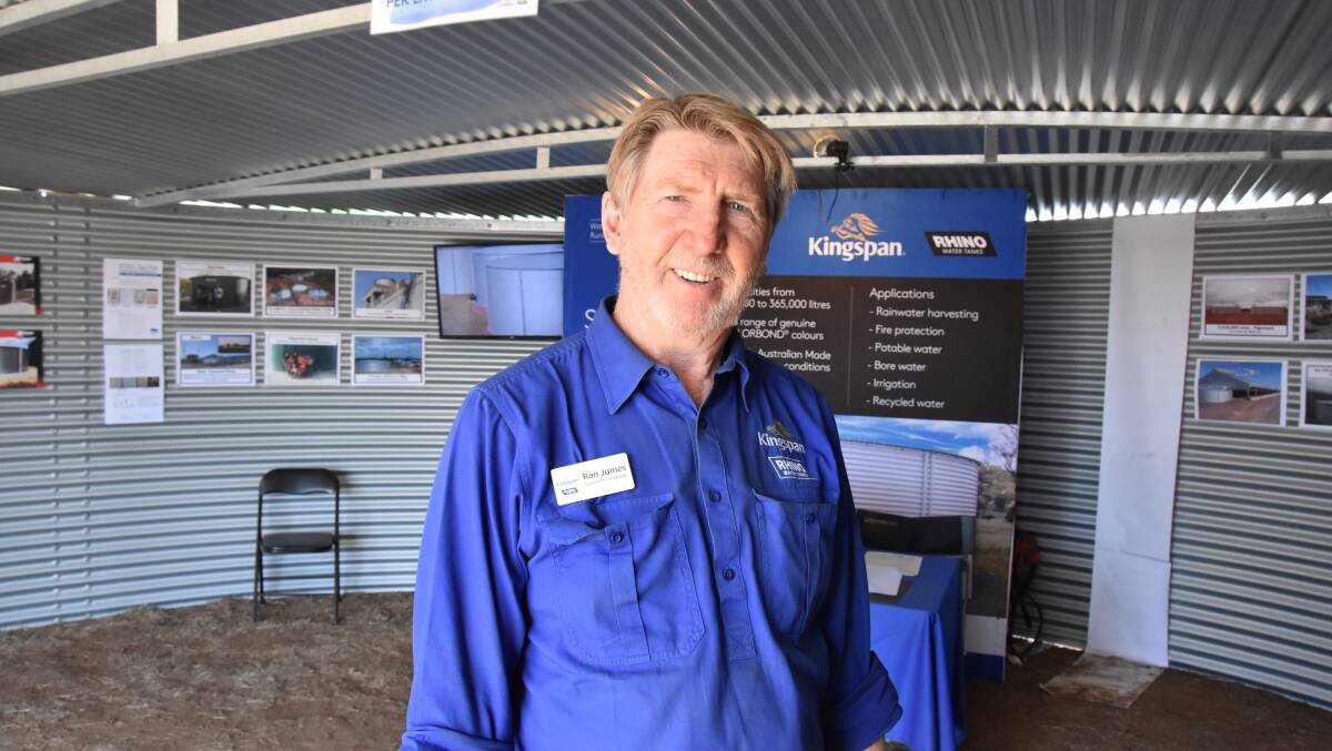 Ron James, who has sold Kingspan Rhino Tanks for years across Australia's east coast said he was surprised by farmers' resilience and confidence.