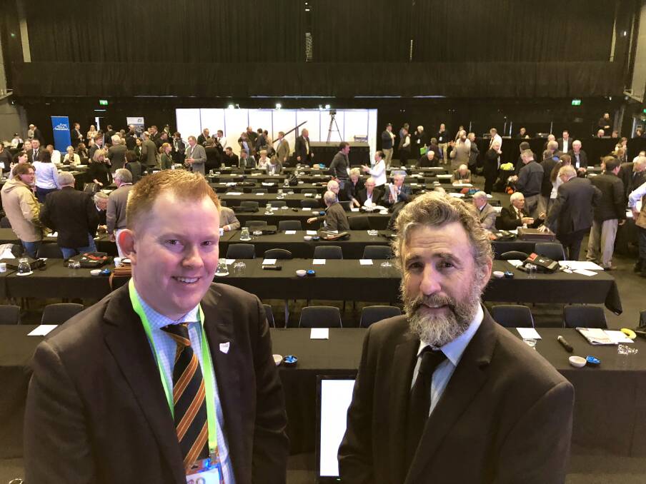 NSW Farmers chief executive Peter Arkle and president James Jackson. The organisation has welcomed the budget and what it means for agriculture. 