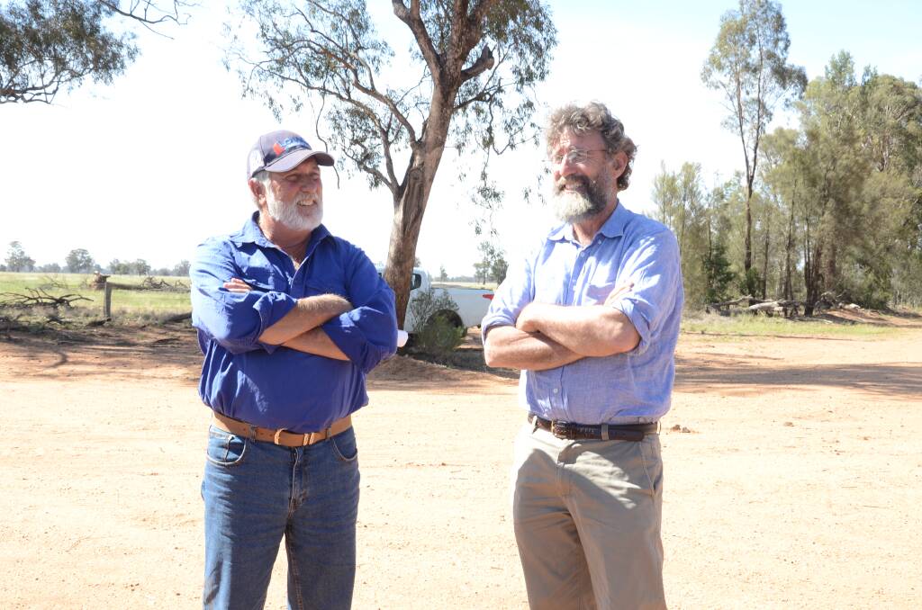 Farmers still have no answers from the Australia Rail Track Corporation about how it selected the Narromine to Narrabri route. Here Doug Wilson, "Woodllea", Balladoran, chats with NSW Farmers president James Jackson about the project's merits.