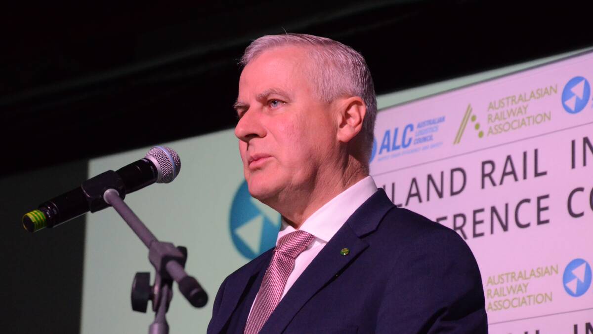 Nationals leader Michael McCormack argues if you vote Labor on Inland Rail, you've voted Labor on everything, including native vegetation. Photo Mark Griggs.