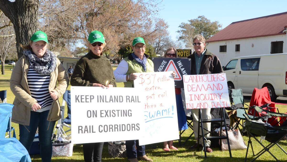 This is the problem. Landholders, and in turn their representative body NSW Farmers, want to see the justification for cutting a new line for the Inland Rail project between Narromine and Narrabri.  